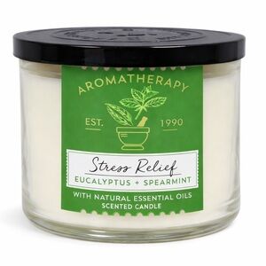 Bath & Body Works Aromatherapy Stress Relief Eucalyptus Spearmint 3 Wick Candle